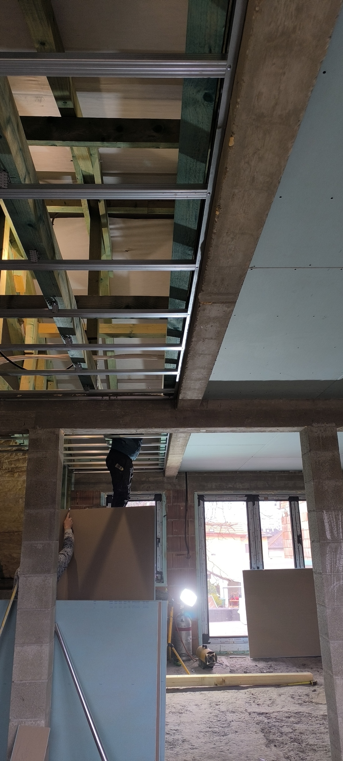 Tetőtér fémváz szerelés