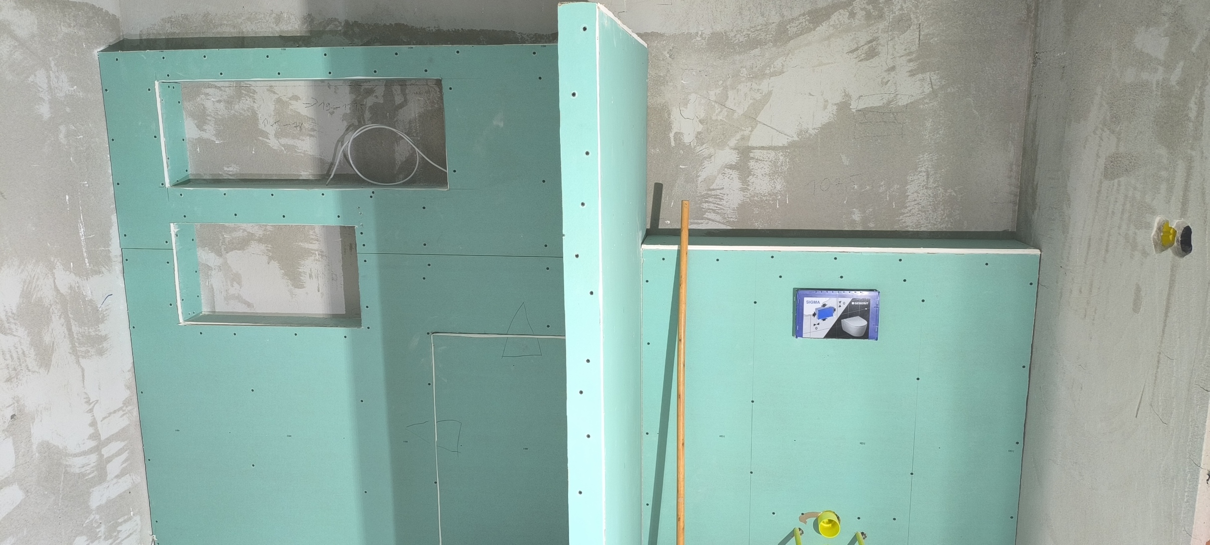 Válaszfal kialakítás